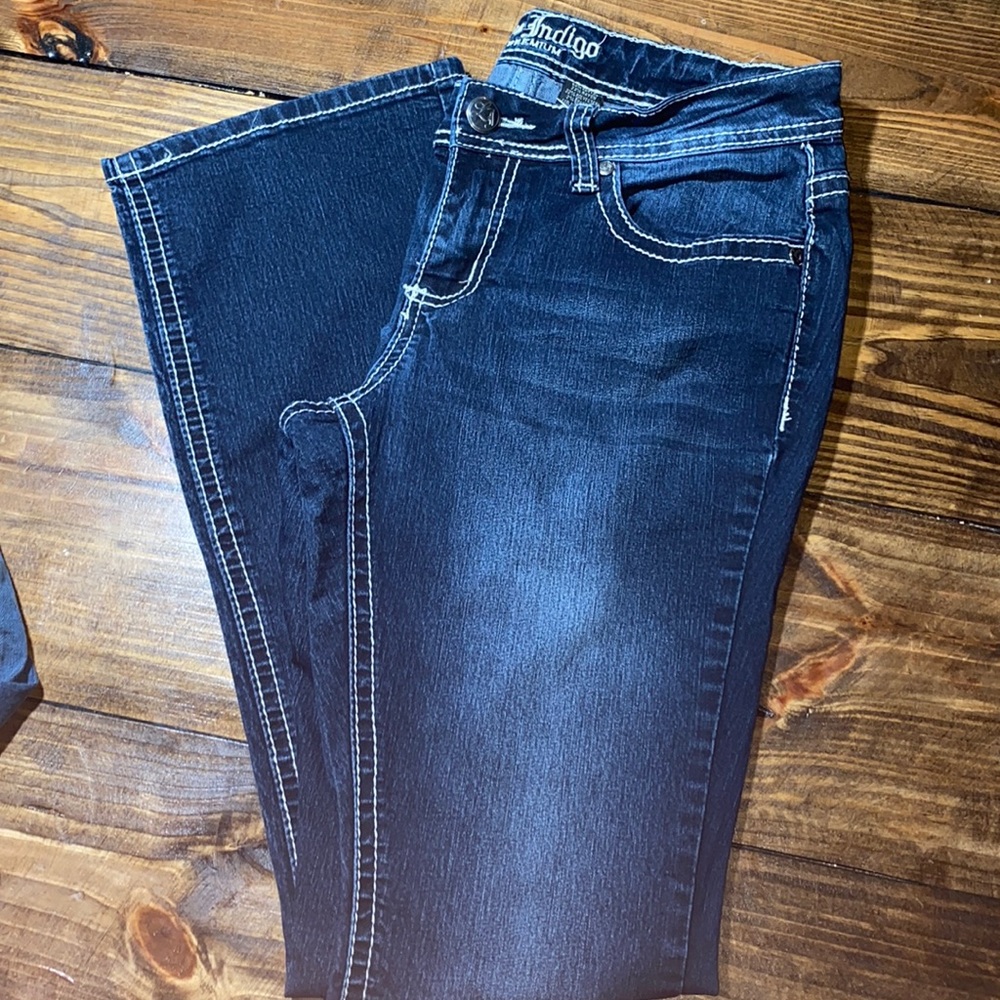 Love indigo premium jeans size 6 Regular boot cut